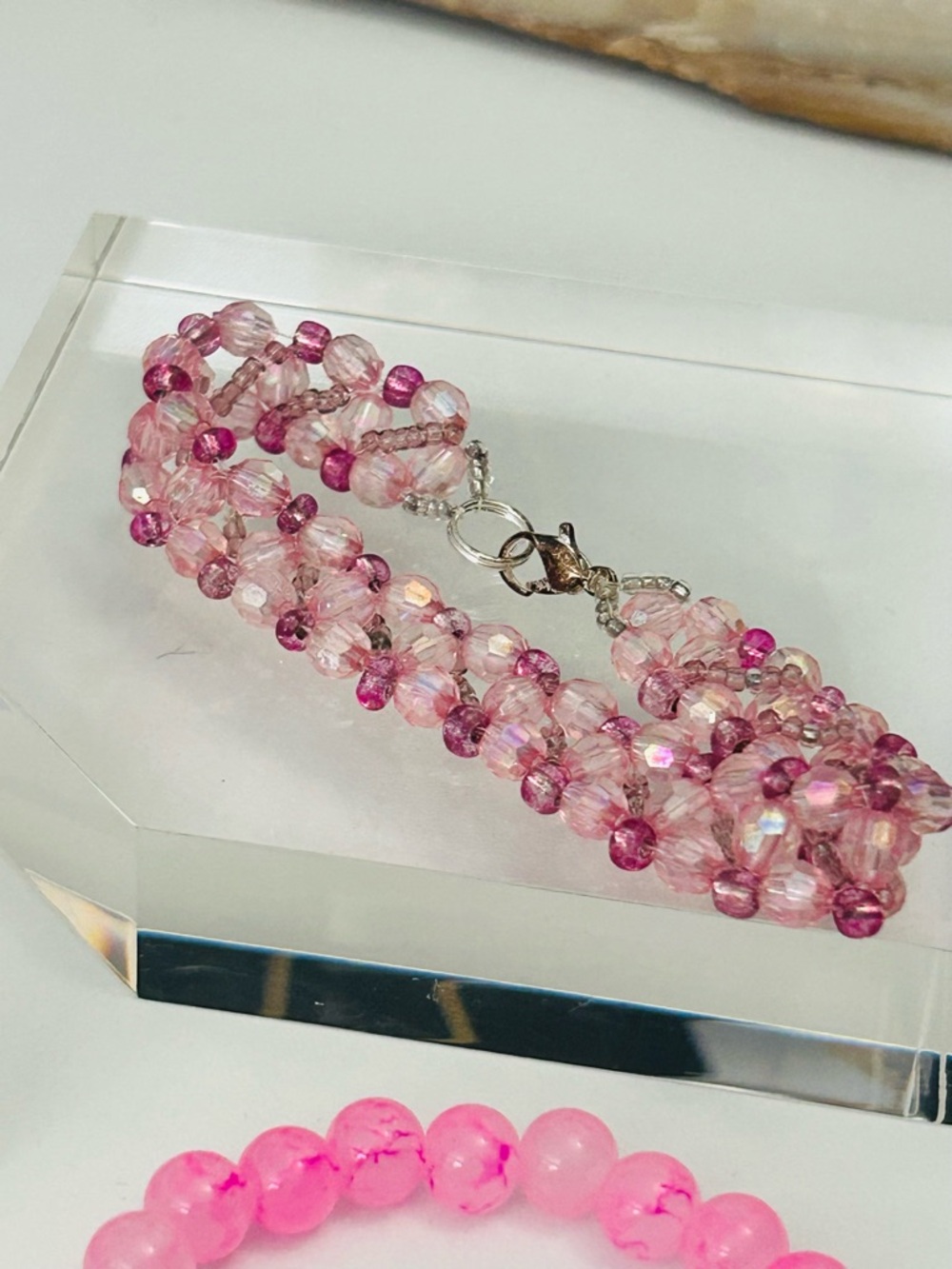 One Direction Multi-Bracelet Set Pink - Picture 3 of 7